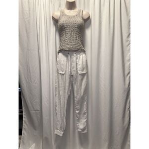 100% Linen Cargo Pants
